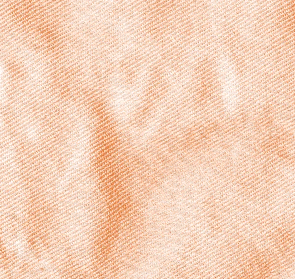 Orange crumpled fabric background — Stock Photo, Image