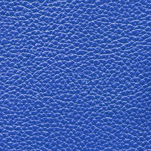 Textura de couro azul close-up — Fotografia de Stock