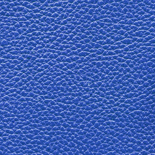 Blue leather texture closeup — Stock Photo, Image