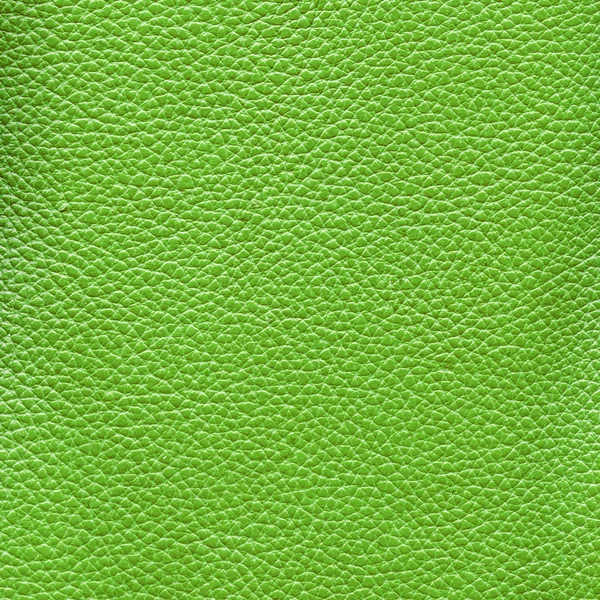 Groene lederen textuur als achtergrond — Stockfoto
