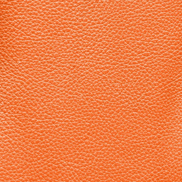 Texture cuir orange comme fond — Photo