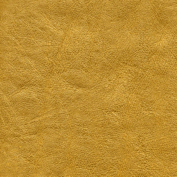 Textura de cuero amarillo oscuro — Foto de Stock