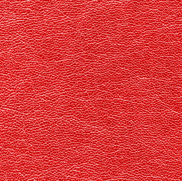 Fondo de cuero rojo brillante — Stockfoto