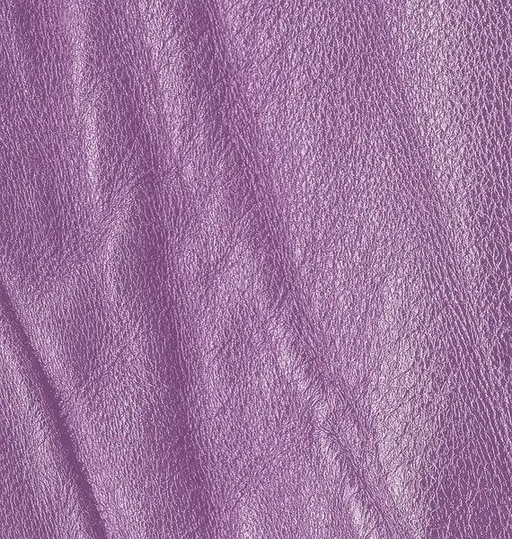 Crumpled violet leather texture — Stock Photo, Image