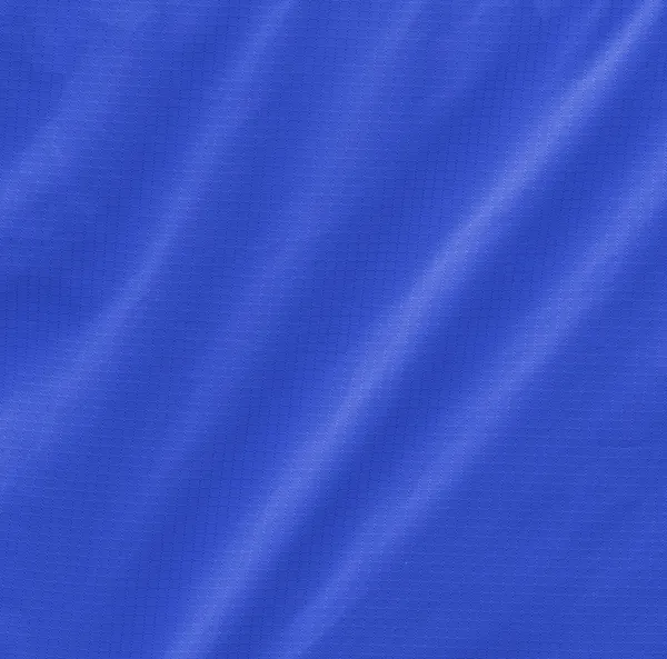 Pomačkaná modrá textilie textura — Stock fotografie