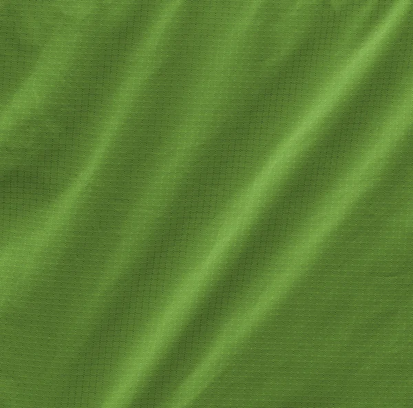 Textura de tecido verde amassado — Fotografia de Stock
