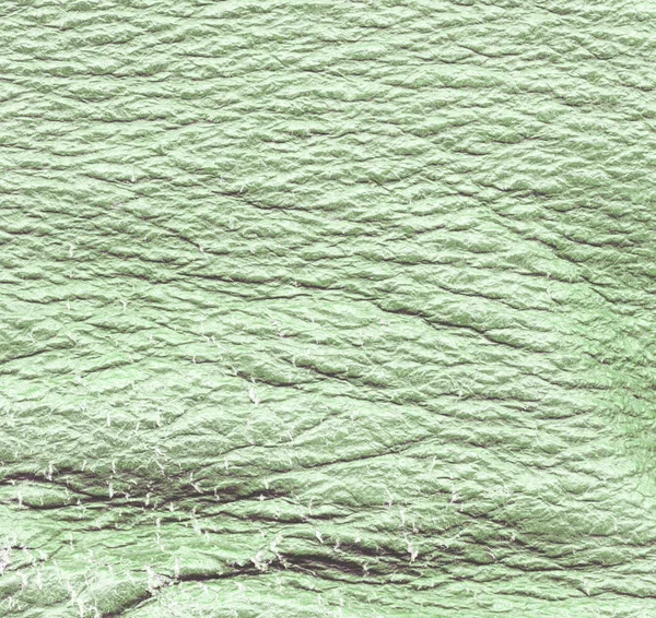 Scratched light green leather texture — Stock Photo, Image