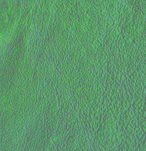 Green leather textured background — Stock Photo, Image