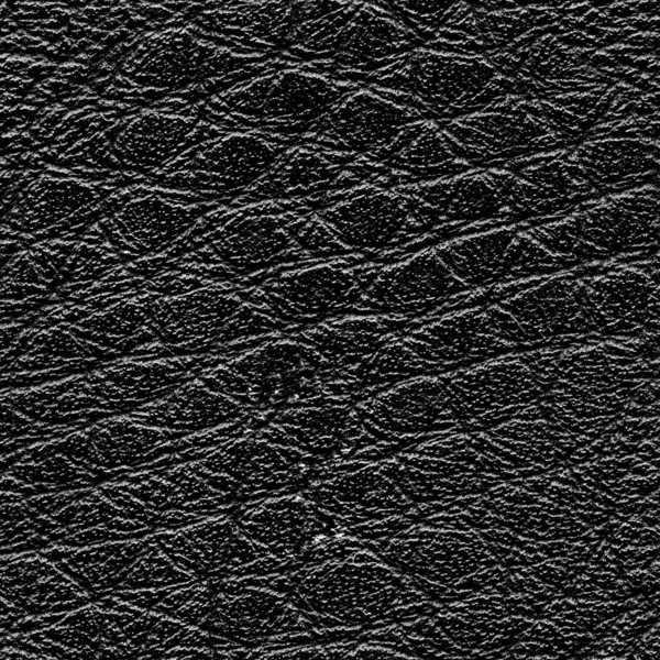 Black leather texture closeup — Stock Photo, Image