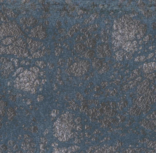 Textura de couro azul usado — Fotografia de Stock