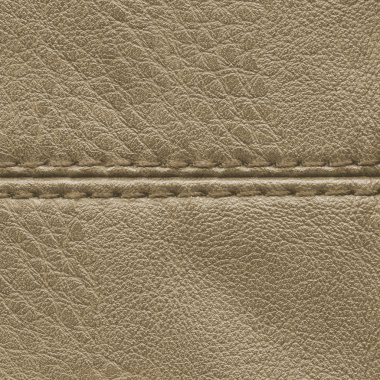  kahverengi deri dokusu, stitch    