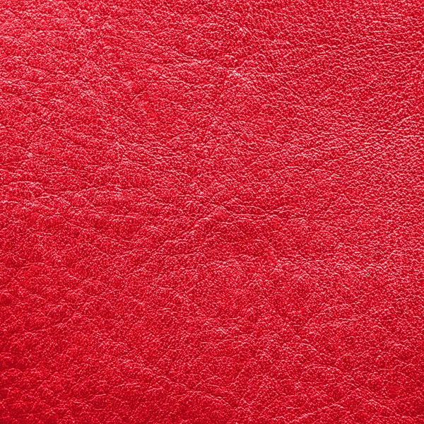 Textura de couro vermelho — Fotografia de Stock