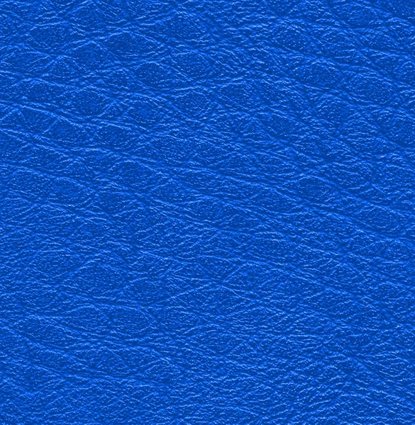 Blue leather texture — Stock Photo, Image