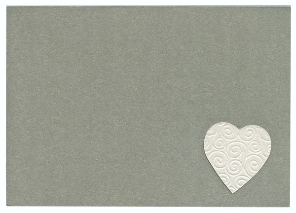 Cartão de coração do Valentine — Fotografia de Stock