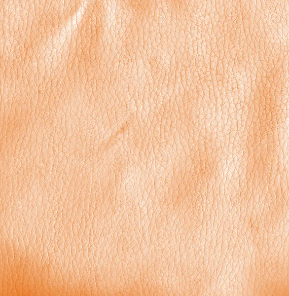 Slitna skrynkliga beige läder texture — Stockfoto