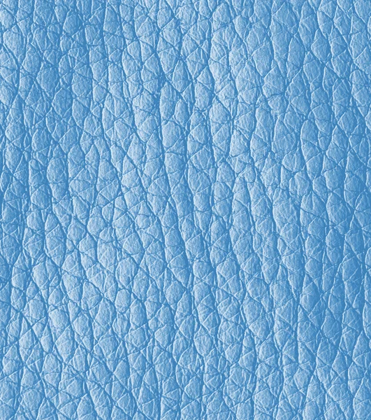 Textur aus blauem Leder Nahaufnahme — Stockfoto