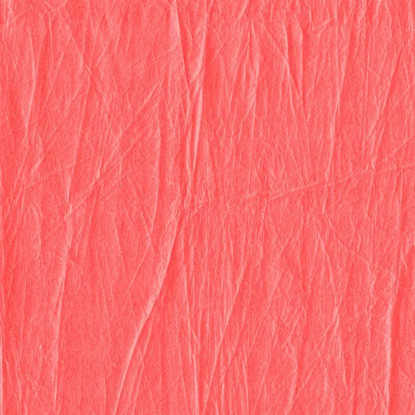 Texture de papier froissé rouge — Photo