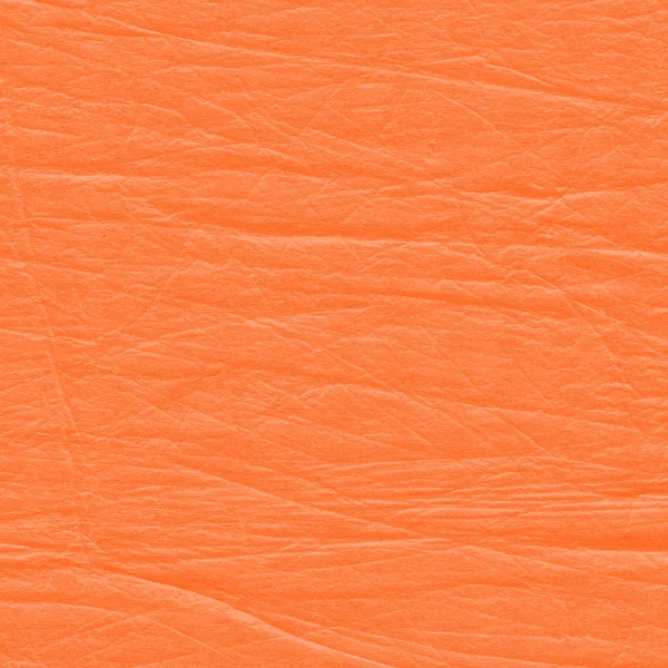 Turuncu buruşuk kağıt doku — Stok fotoğraf
