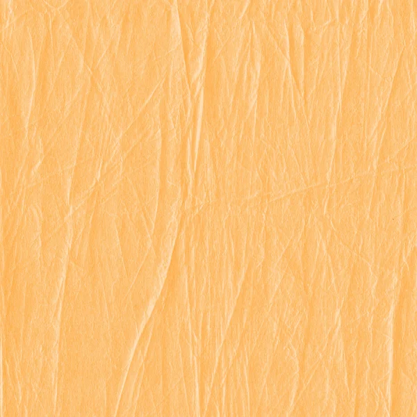 Gele verfrommeld papier textuur — Stockfoto