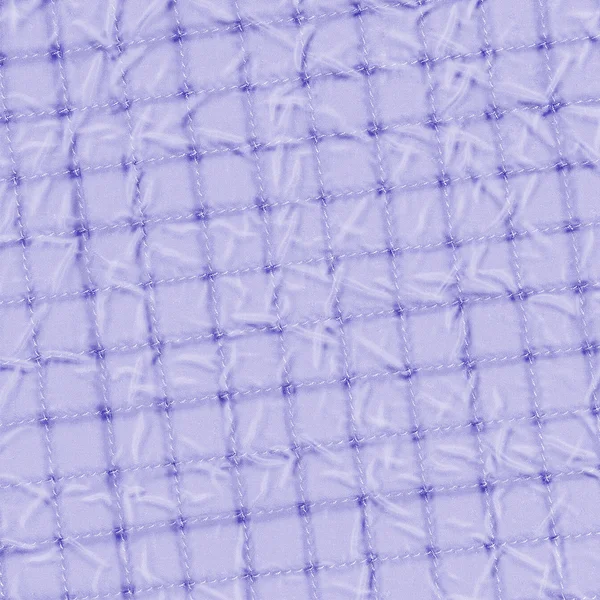 Textile texture. Background of blue squares — Stock Photo, Image
