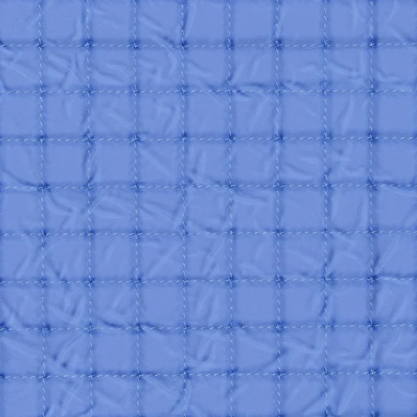 Textilní texturu pozadí modré čtverečky — Stock fotografie