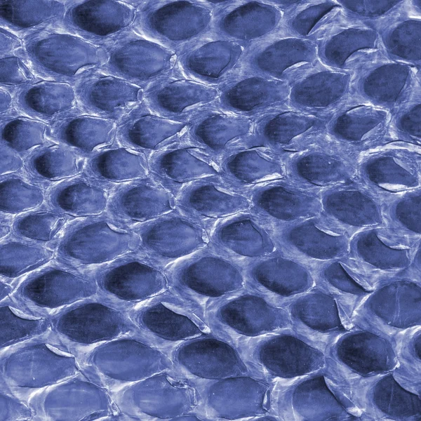 Painted blue reptile skin texture — Stock Photo, Image