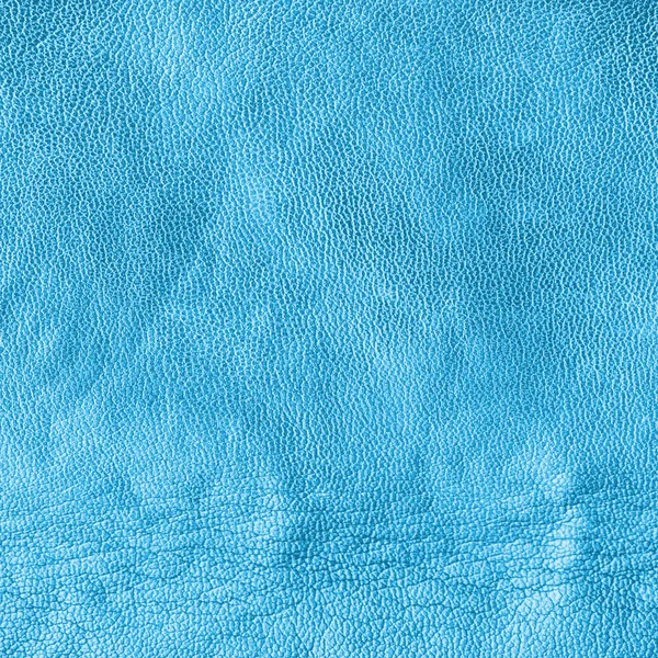 Skrynkliga blå läder texture — Stockfoto