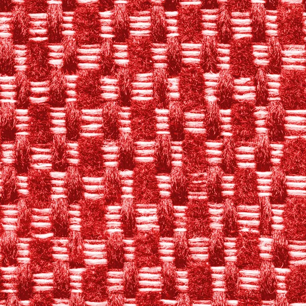 Texture tessile rossa primo piano — Foto Stock