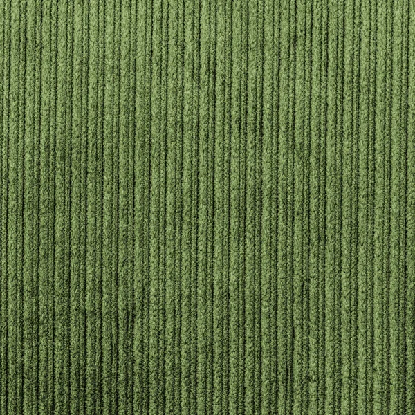 Green fabric striped  texture as background — Stock Photo, Image