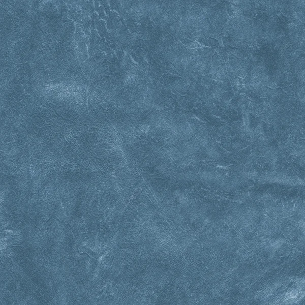 Blue leather texture — Stock Photo, Image