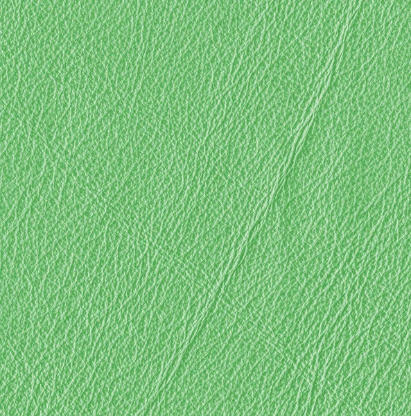 Groene lederen textuur close-up — Stockfoto