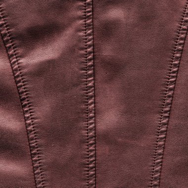 kahverengi deri dokusu, stitch