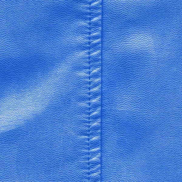 Texture in pelle blu, punto — Foto Stock