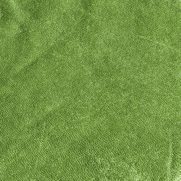 Textura de cuero verde — Foto de Stock