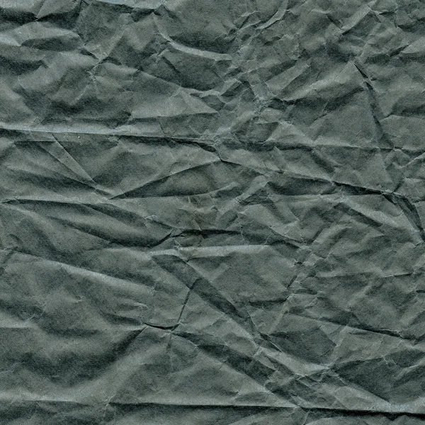 Preto crumpled papel closeup — Fotografia de Stock