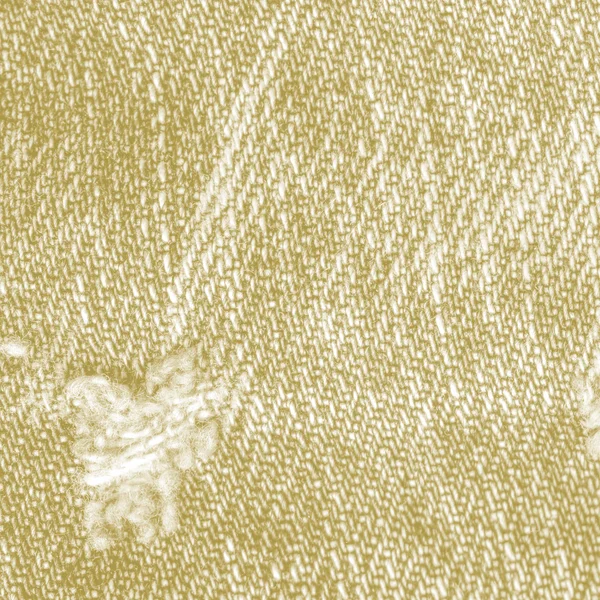 Yellowish jeans fabric — Stock Photo, Image