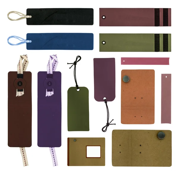 Various paper tags — Stock Photo, Image