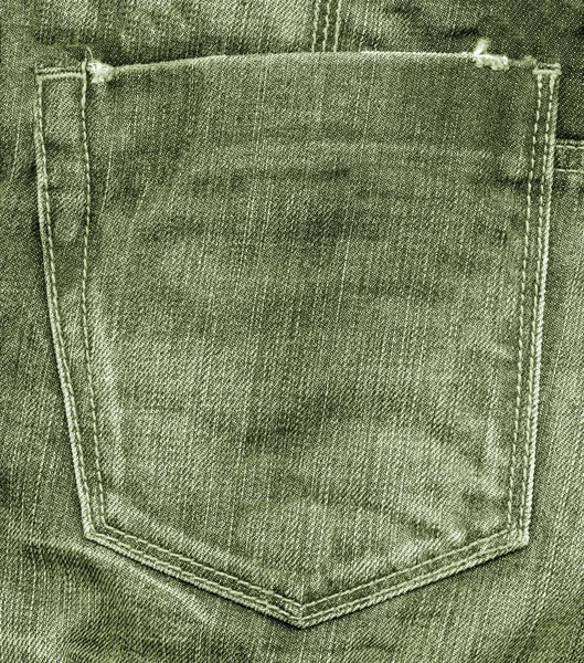 Jeans pocket — Stock Photo, Image