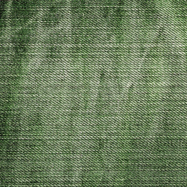 Groene jeans textuur — Stockfoto