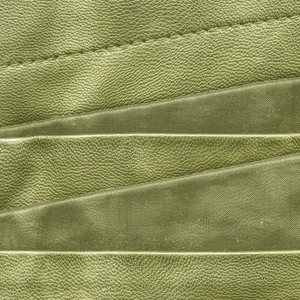 Green leather  background — Stock Photo, Image