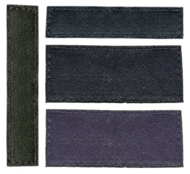 kumaş etiket kümesi