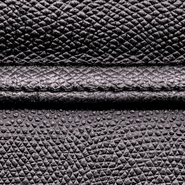 Texture in pelle nera — Foto Stock