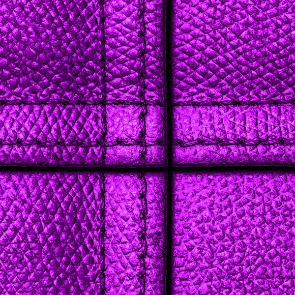 Texture cuir violet — Photo