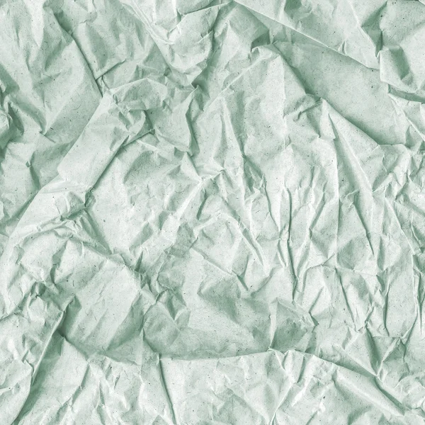 Green  crumpled rough paper — Stock Photo, Image