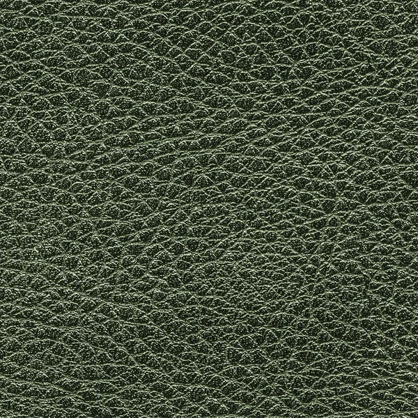 Green leather texture closeup — Stock Photo, Image