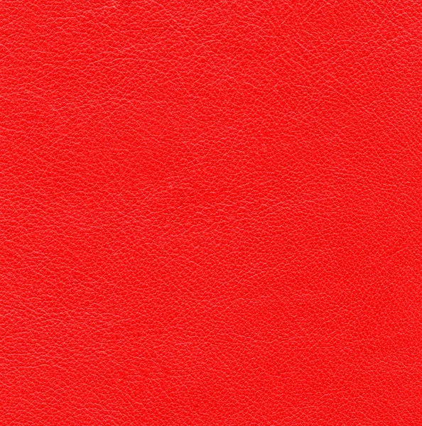Textura de couro vermelho — Fotografia de Stock