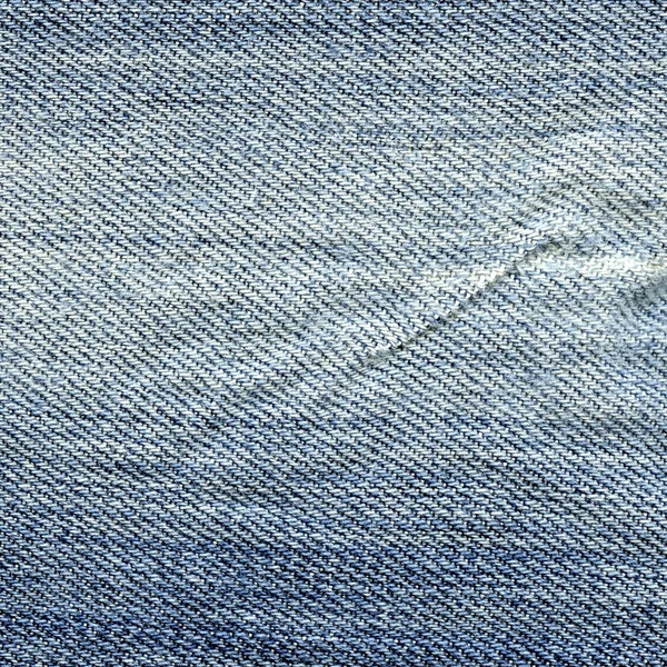 Getragen Blue Jeans Stoff — Stockfoto