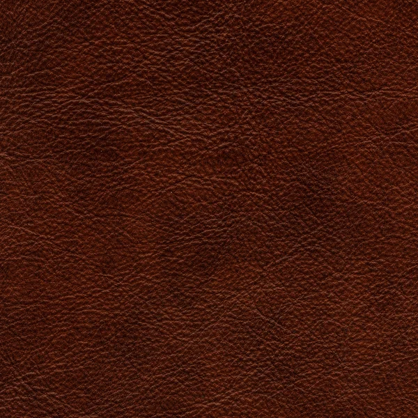 Donker bruin lederen textuur close-up — Stockfoto