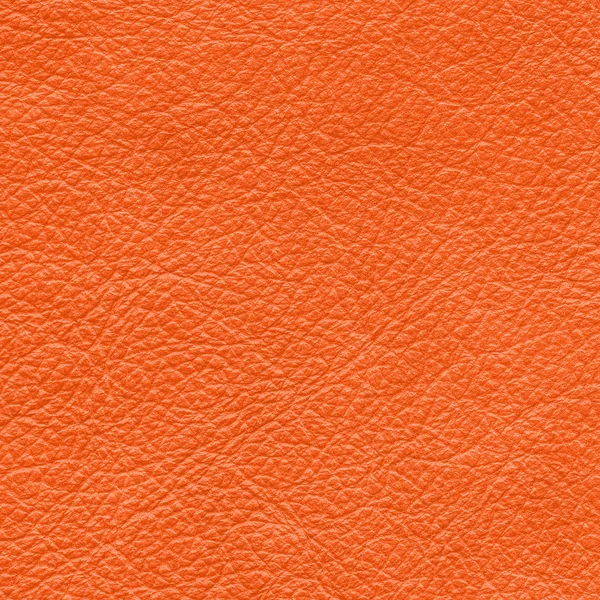 Orange läder textur närbild — Stockfoto