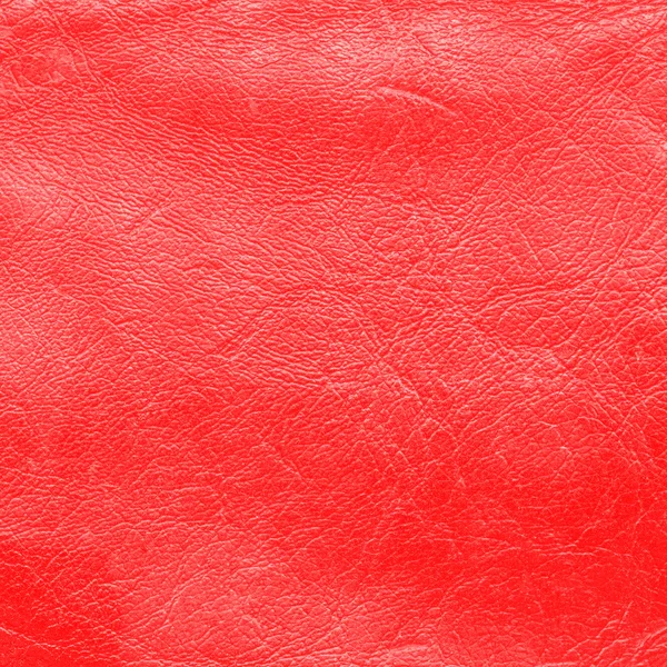 Red leather texture — Stock Photo, Image